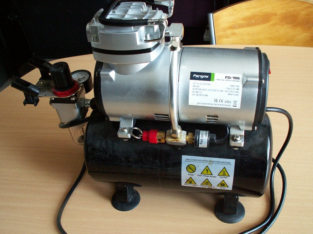 Compresseur aérographe, Ophalen, Zo goed als nieuw, Airbrush en Accessoires