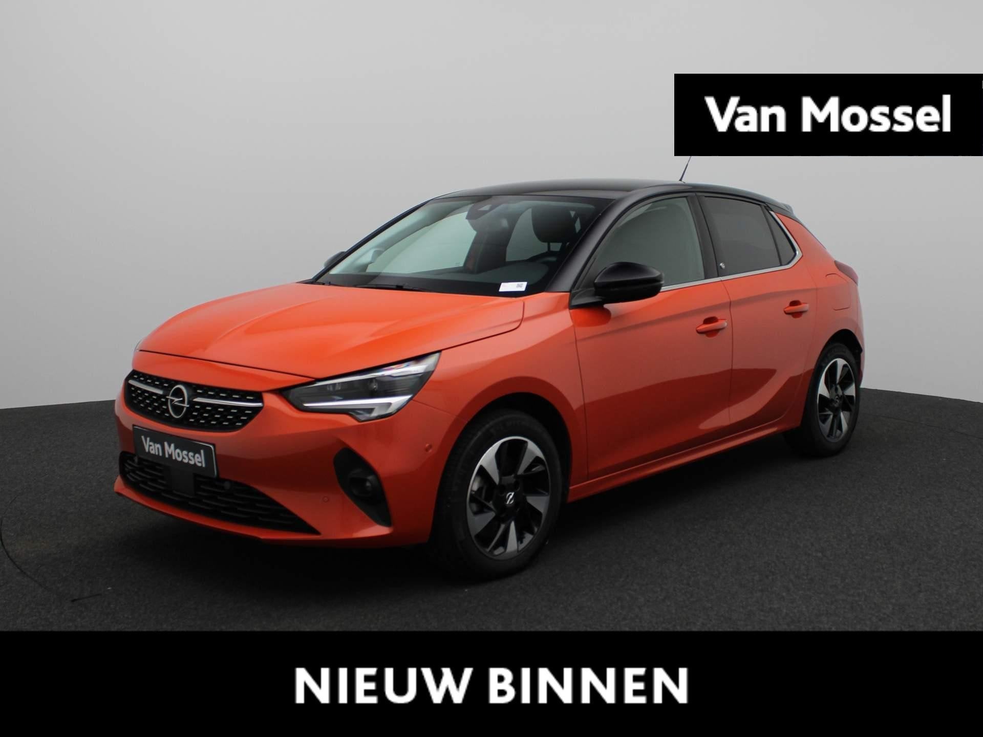 Opel Corsa-e Elegance 50 kWh | Navi | ECC | PDC | LMV | LED, Auto's, Stof, Gebruikt, Zwart, Overige kleuren