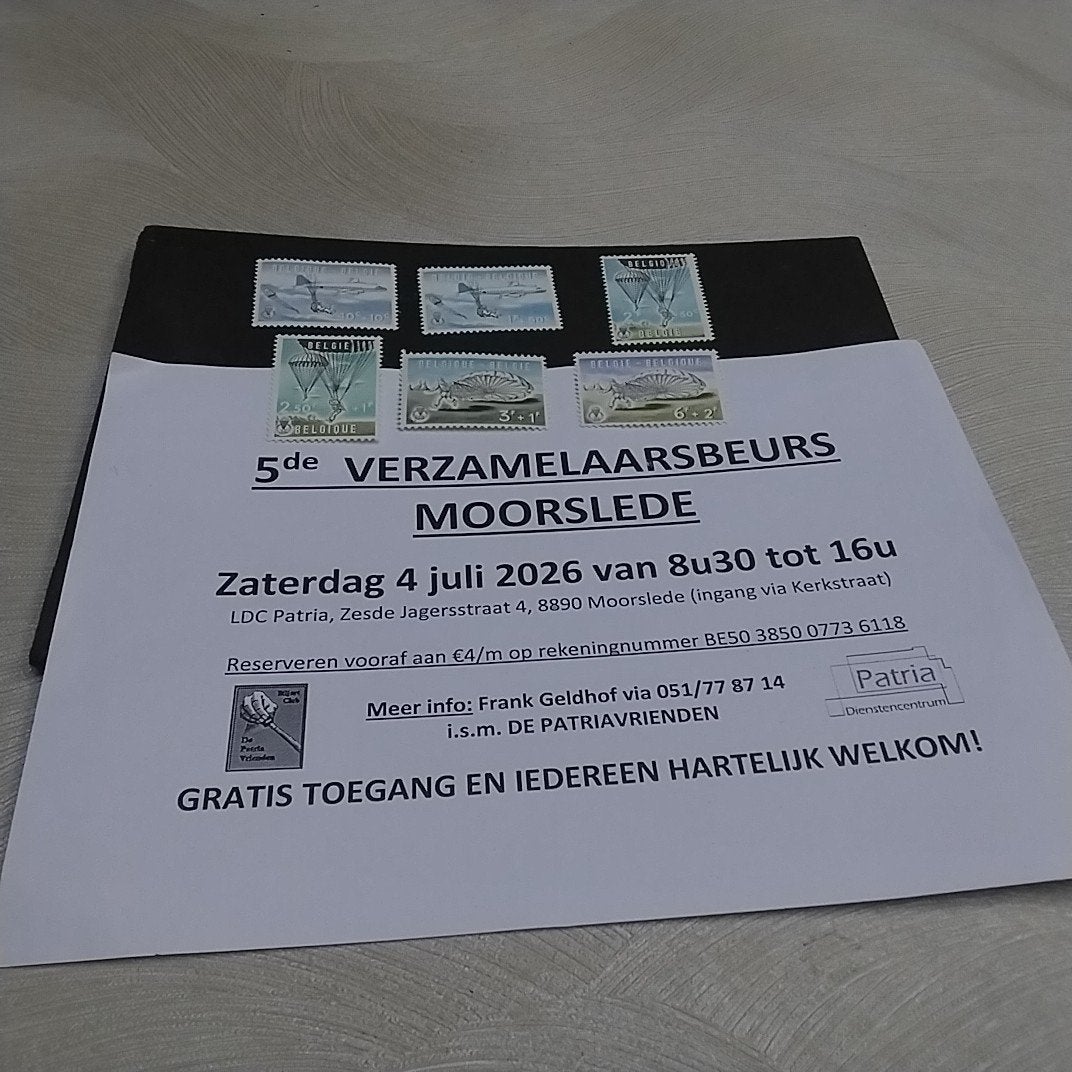 BELGIE 1133/1138 scharnier met cote 13,50 €, Postzegels en Munten, Ophalen of Verzenden