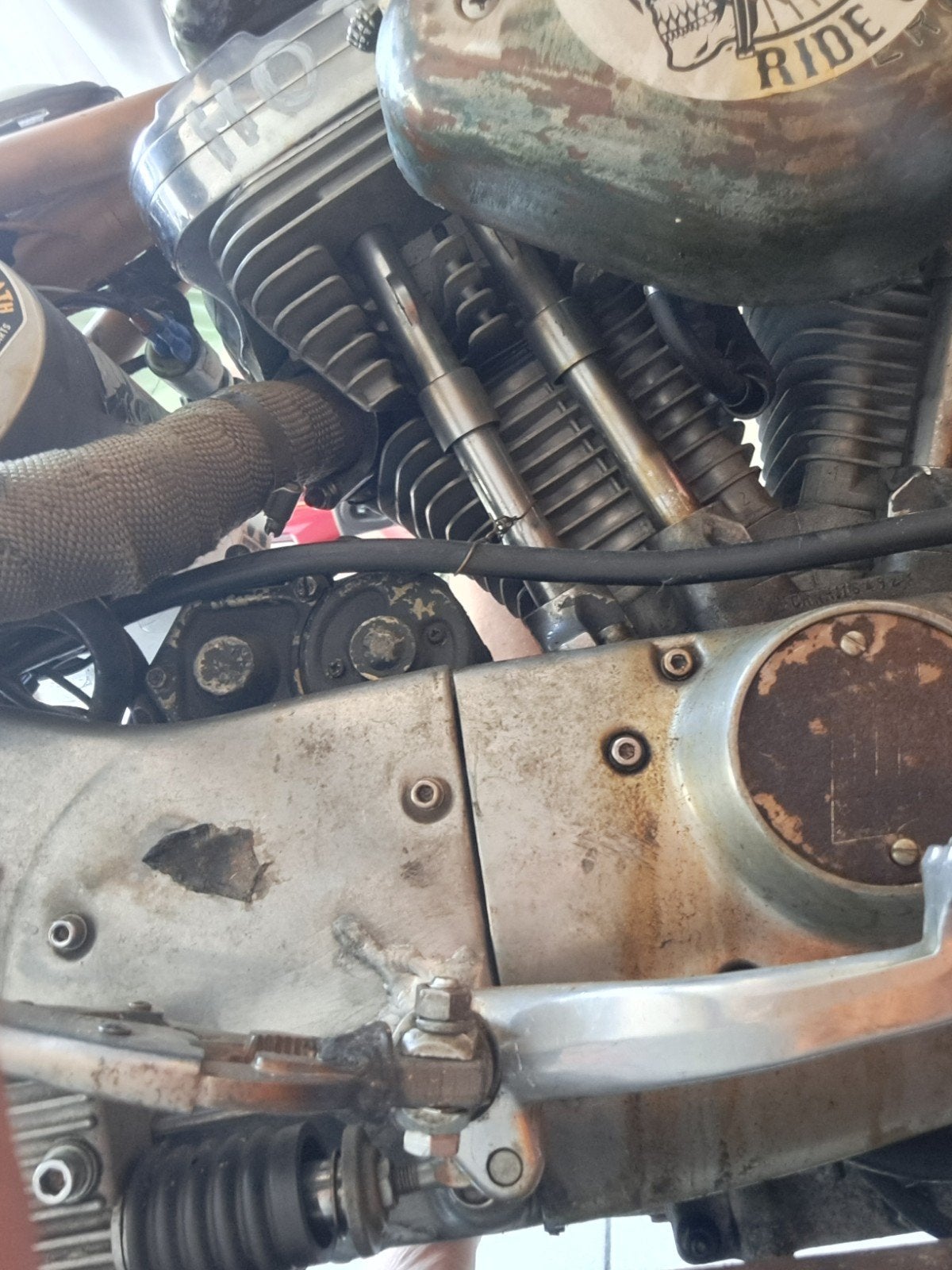 Moteur  harley 1100 evo tournant, Particulier, Chopper