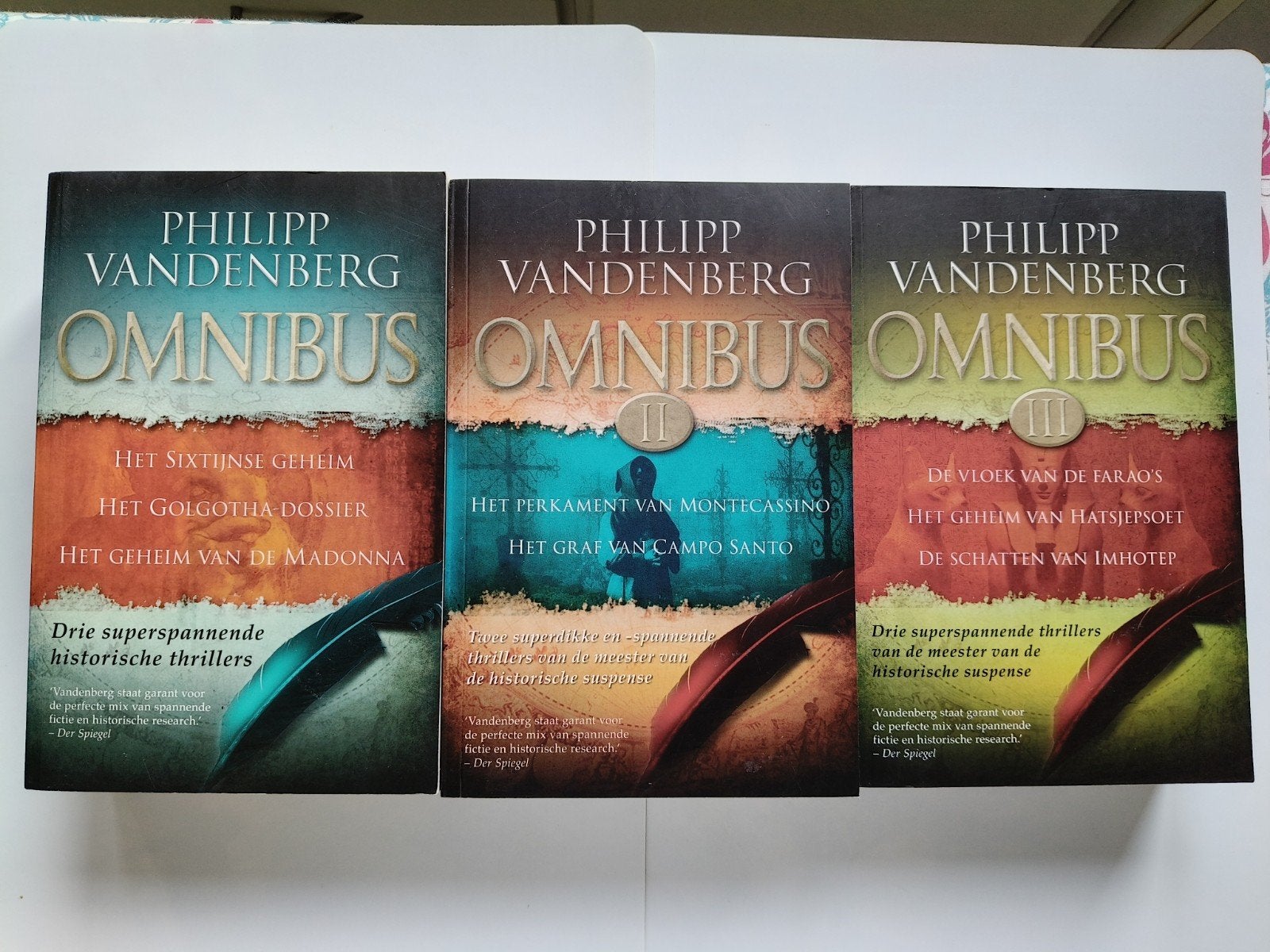 Lot - Philipp Vandenberg omnibus I + II + III, Boeken, Ophalen of Verzenden, Philipp Vandenberg