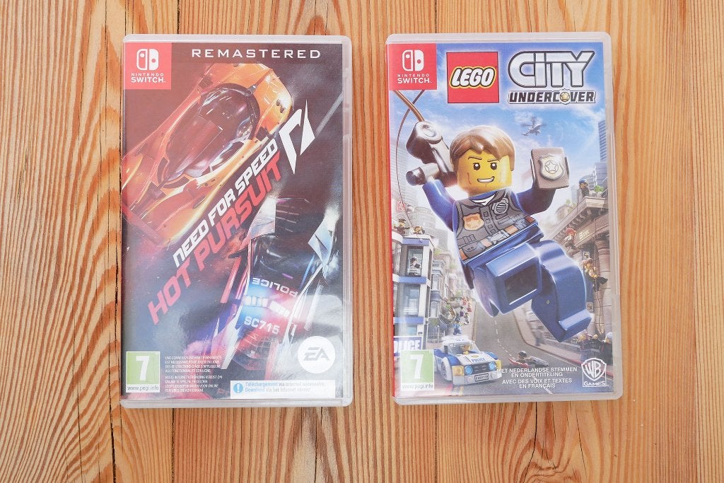 Verkoop 2 Switch-games Need for Speed en legocity, Ophalen of Verzenden, Zo goed als nieuw, Racen en Vliegen, Vanaf 7 jaar