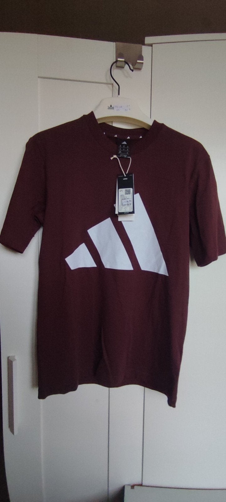 Adidas T-shirt kleur bordeaux XS ts08, Ophalen of Verzenden, Nieuw, Maat 46 (S) of kleiner, Adidas
