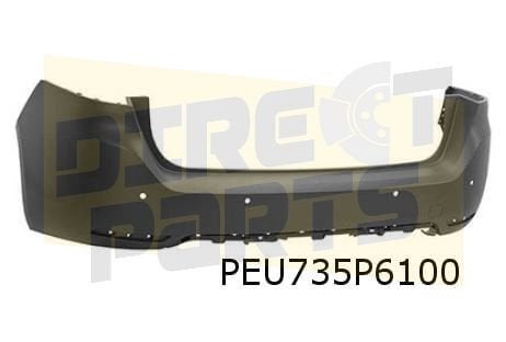 Peugeot	308 (11/13-9/21) achterbumper (Te spuiten) (Blis/SW), Auto-onderdelen, -, Verzenden, -, Nieuw