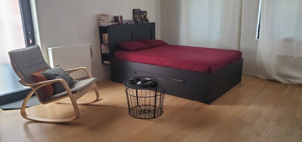 Schommelstoel, Huis en Inrichting, Fauteuils, Ophalen, 75 tot 100 cm, Zo goed als nieuw, 50 tot 75 cm