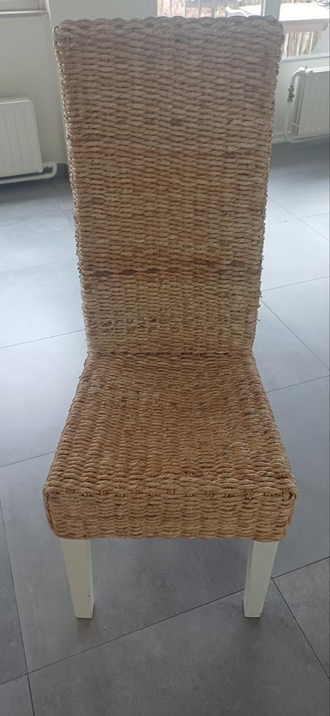 4 mooie rieten stoelen, Ophalen