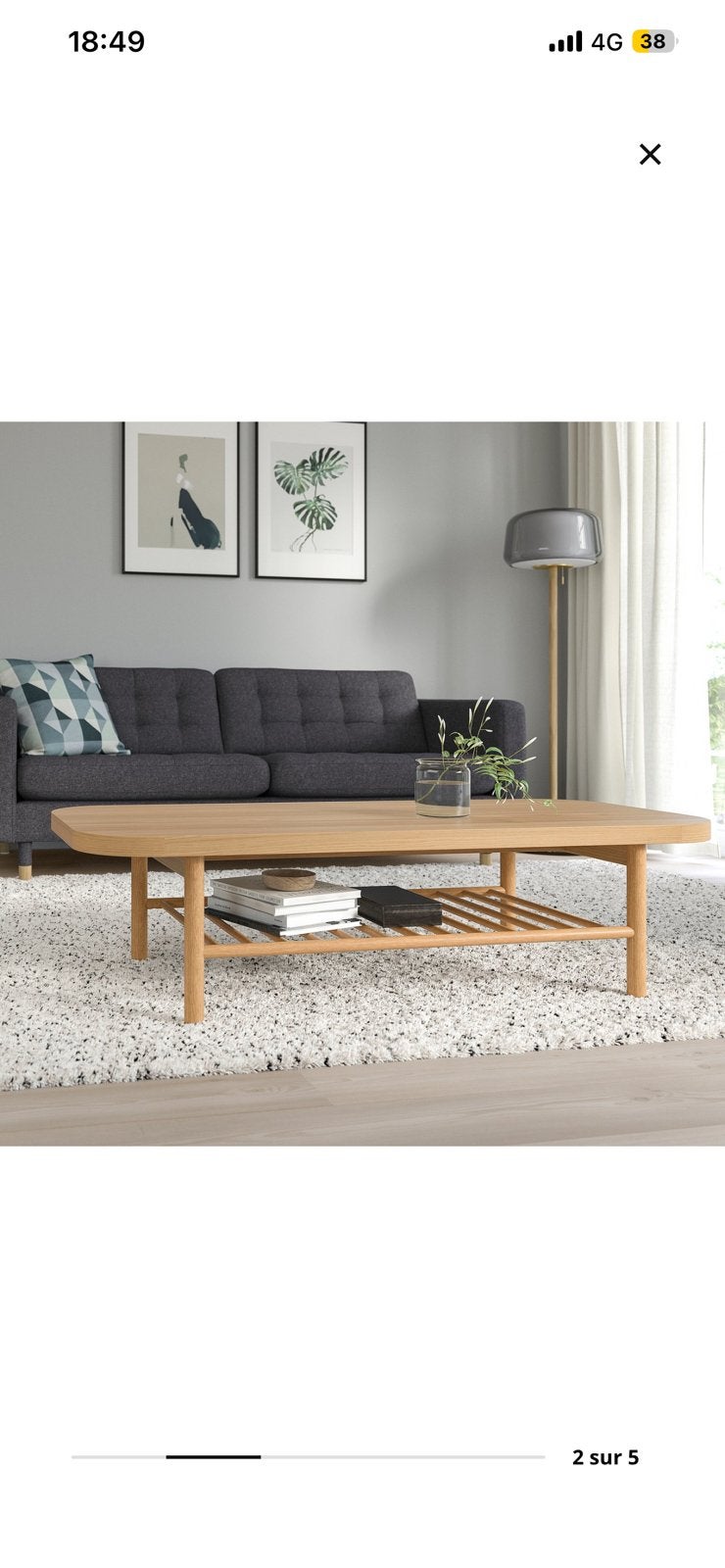Table basse ikea, Enlèvement, Neuf, Rectangulaire