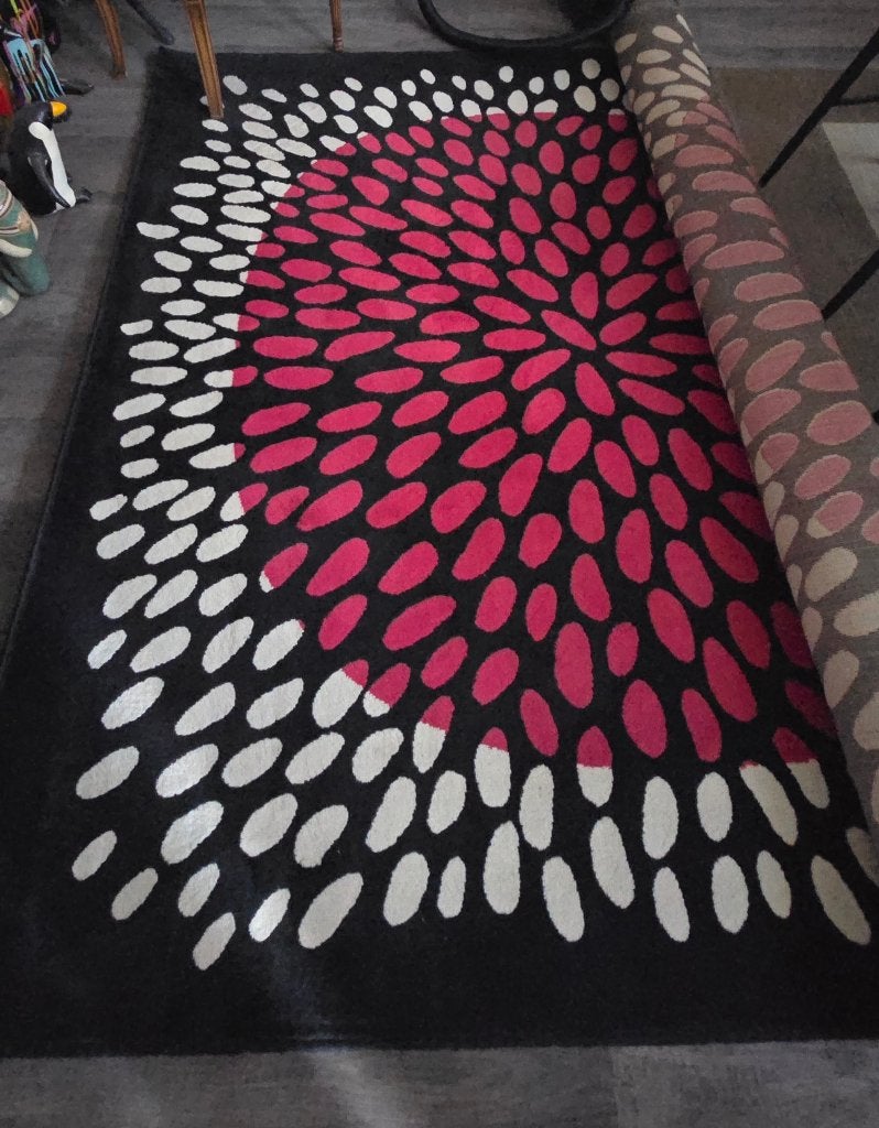 Tapijt 200x200 cm, Moins de 5 m², Bleu, Enlèvement, Utilisé