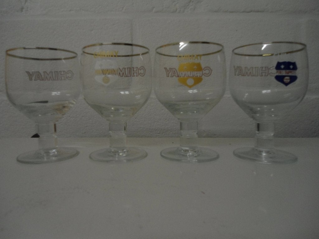 Splinternieuwe chimay bierglazen, allerlei soorten, Verzamelen, Biermerken, Nieuw, Glas of Glazen, Ophalen of Verzenden