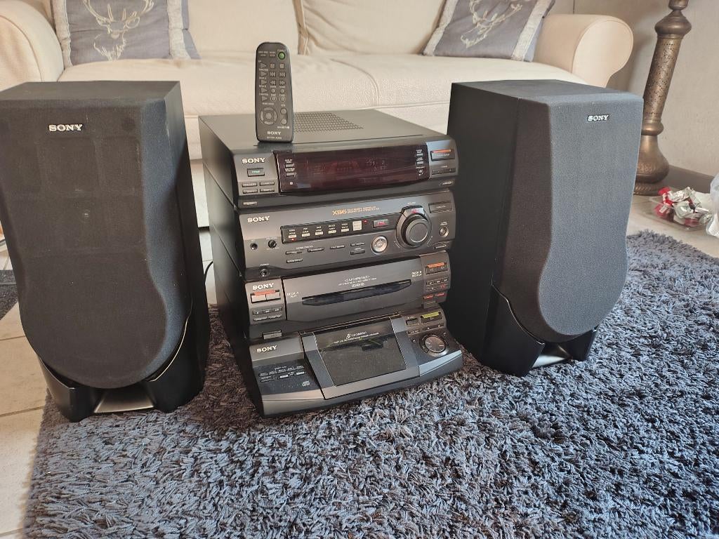 Stereoketen Sony HCD-XB6 compleet en werkend, Ophalen, Gebruikt, Tuner of Radio, Sony