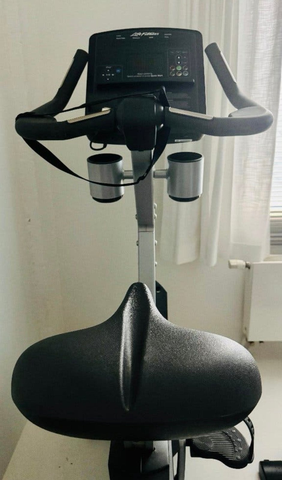 Life Fitness Club Series Hometrainer + Polar, Enlèvement, Utilisé, Vélo d'appartement, Autres matériaux