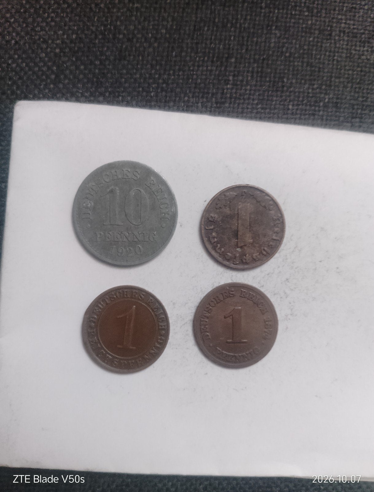 4 pièces allemandes, Enlèvement ou Envoi