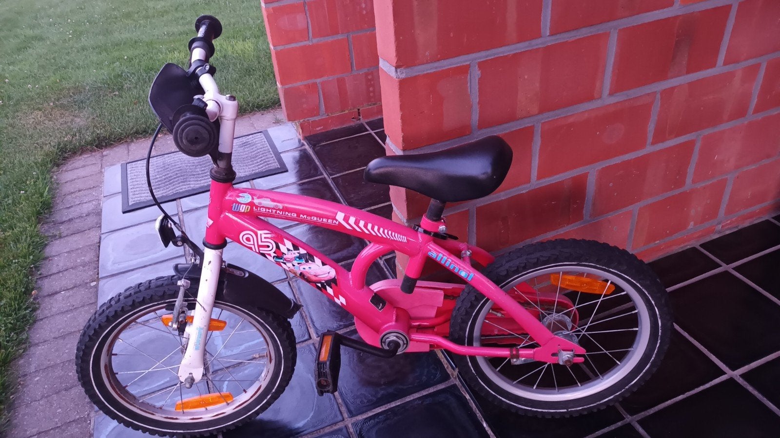 Jongens fiets, Fietsen en Brommers, Fietsen | Kinderfietsjes, Ophalen, Gebruikt, Schijfrem, 16 tot 20 inch