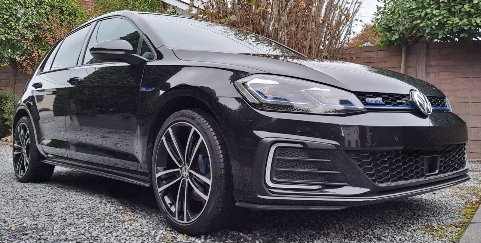 Golf 7.5 GTE 14 205 pk hybride, 4 cilinders, Zwart, Leder, Te koop