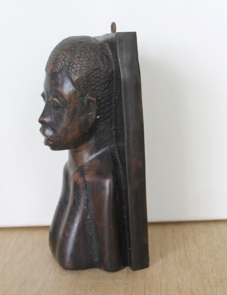 Buste Afrikaanse vrouw, mid century, Antiek en Kunst, Ophalen of Verzenden