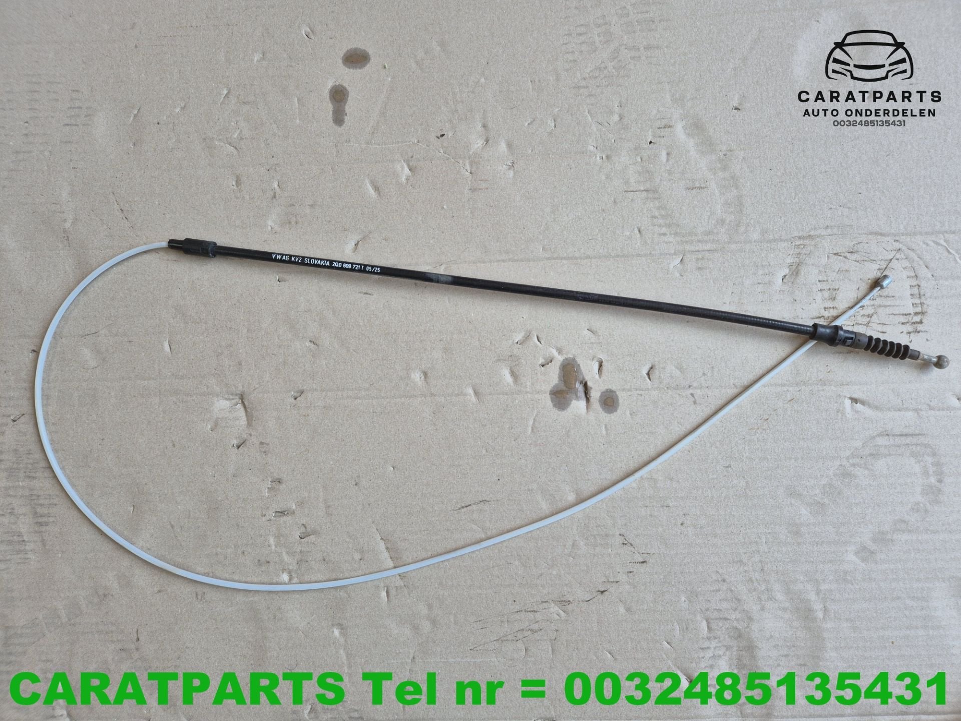 2Q0609721T Audi A1 remkabel Polo 2G handremkabel Ibiza ..., Gebruikt, Autovia A-2, Km 585 585
08760  Martorell, ES, SEAT S.A.