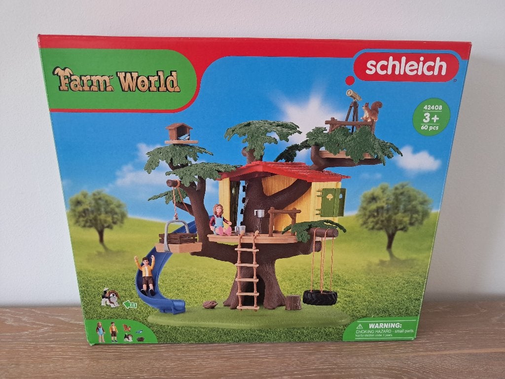 Schleich 42408 Boomhut, Ophalen, Zo goed als nieuw, Jongen of Meisje