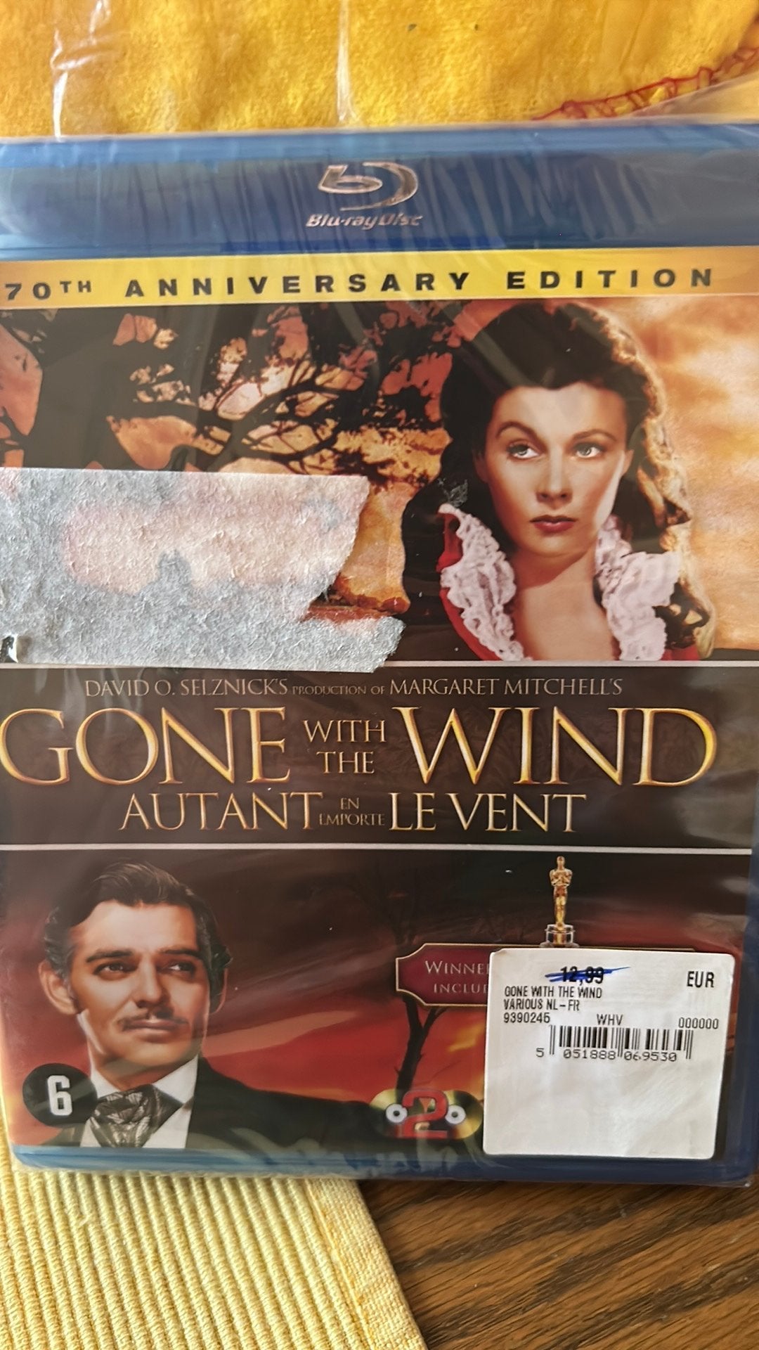 Gone With The Wind ( Blueray-Nieuw ), Ophalen of Verzenden, Zo goed als nieuw