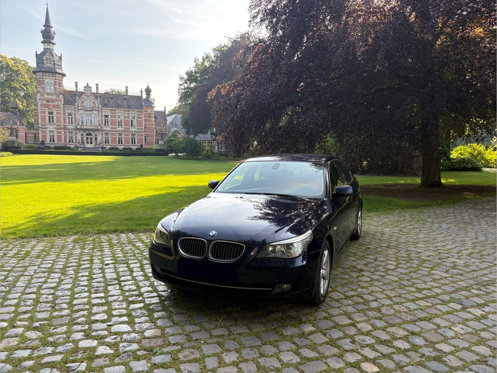 BMW E60 523i gekeurd voor verkoop., Auto's, Automaat, 4 deurs, Blauw, Bedrijf