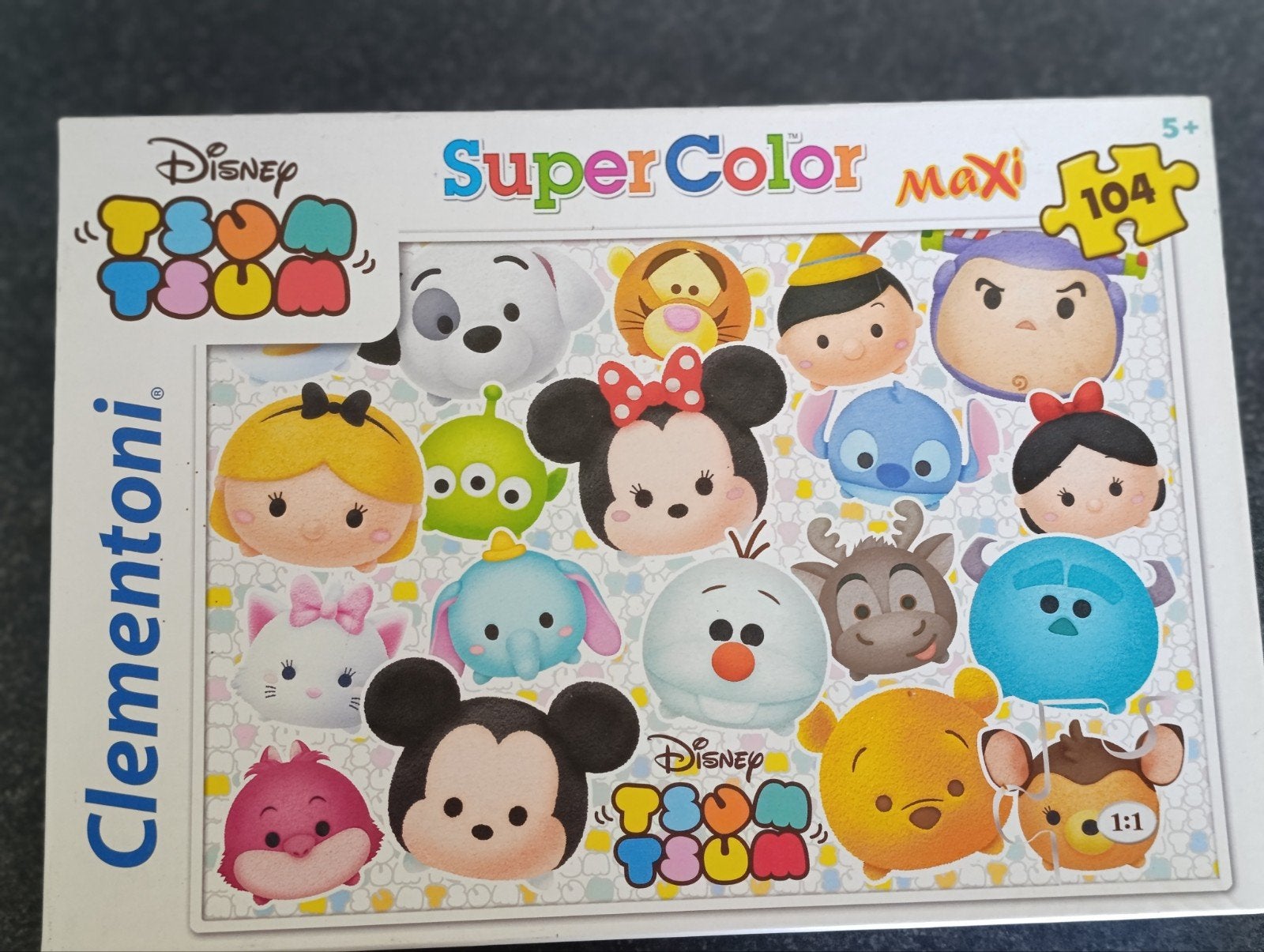 Clementoni Disney Tsum Tsum Maxi, Ophalen, Meer dan 50 stukjes, Zo goed als nieuw, 4 tot 6 jaar