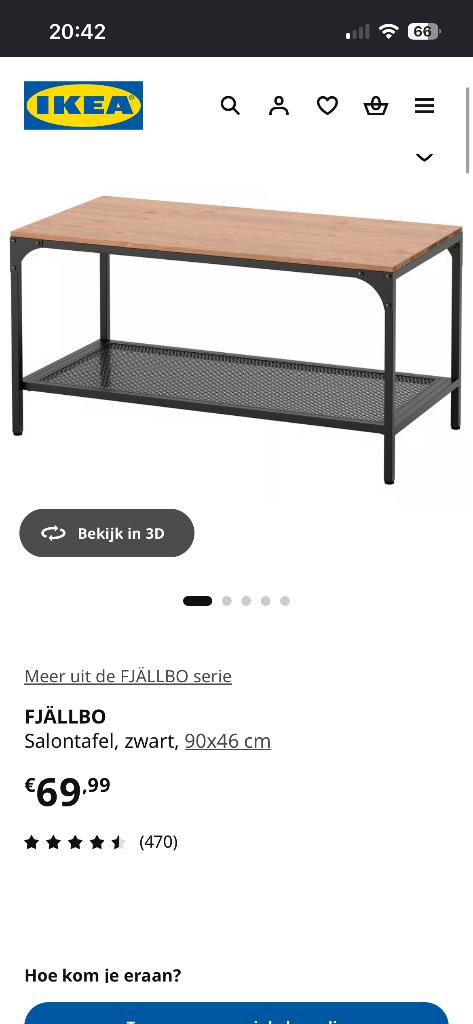 Zeer goede staat, Huis en Inrichting, Tafels | Salontafels, Ophalen, Zo goed als nieuw, Industrieel