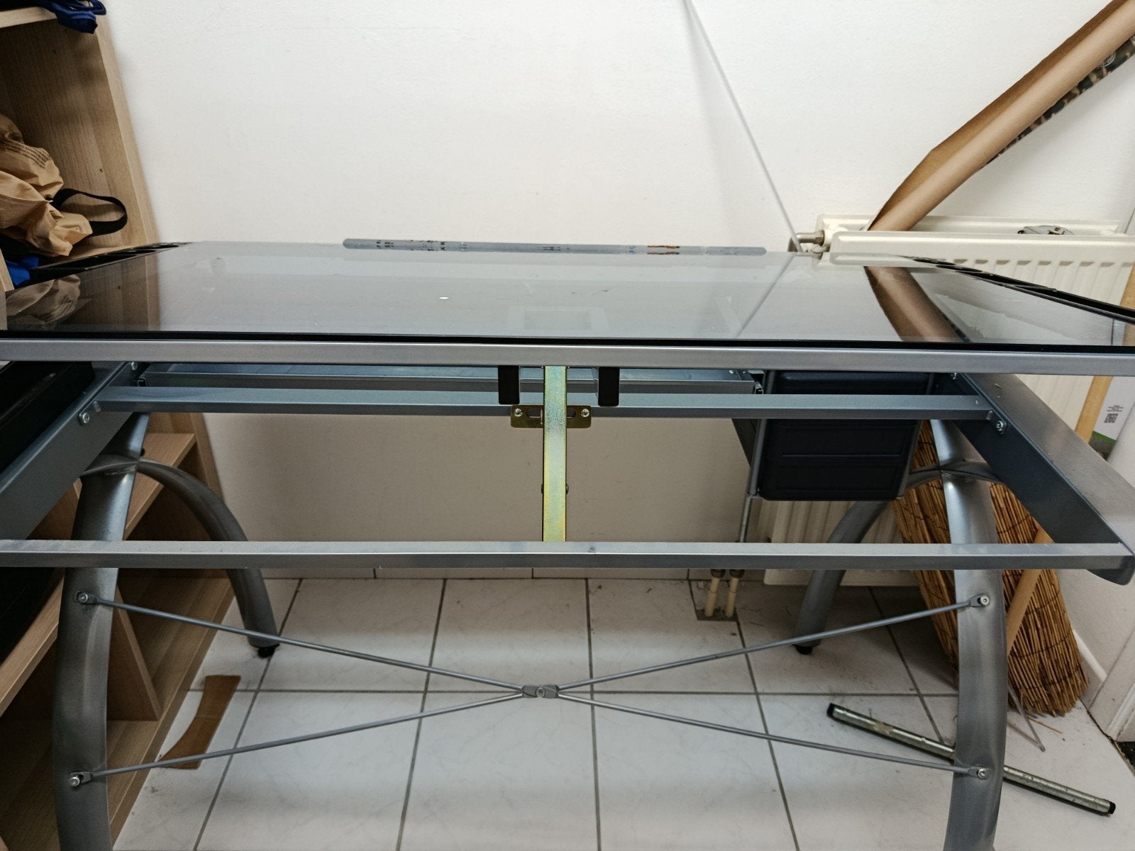 glazen tekentafel, Doe-het-zelf en Bouw, Werkbanken, Ophalen, Gebruikt