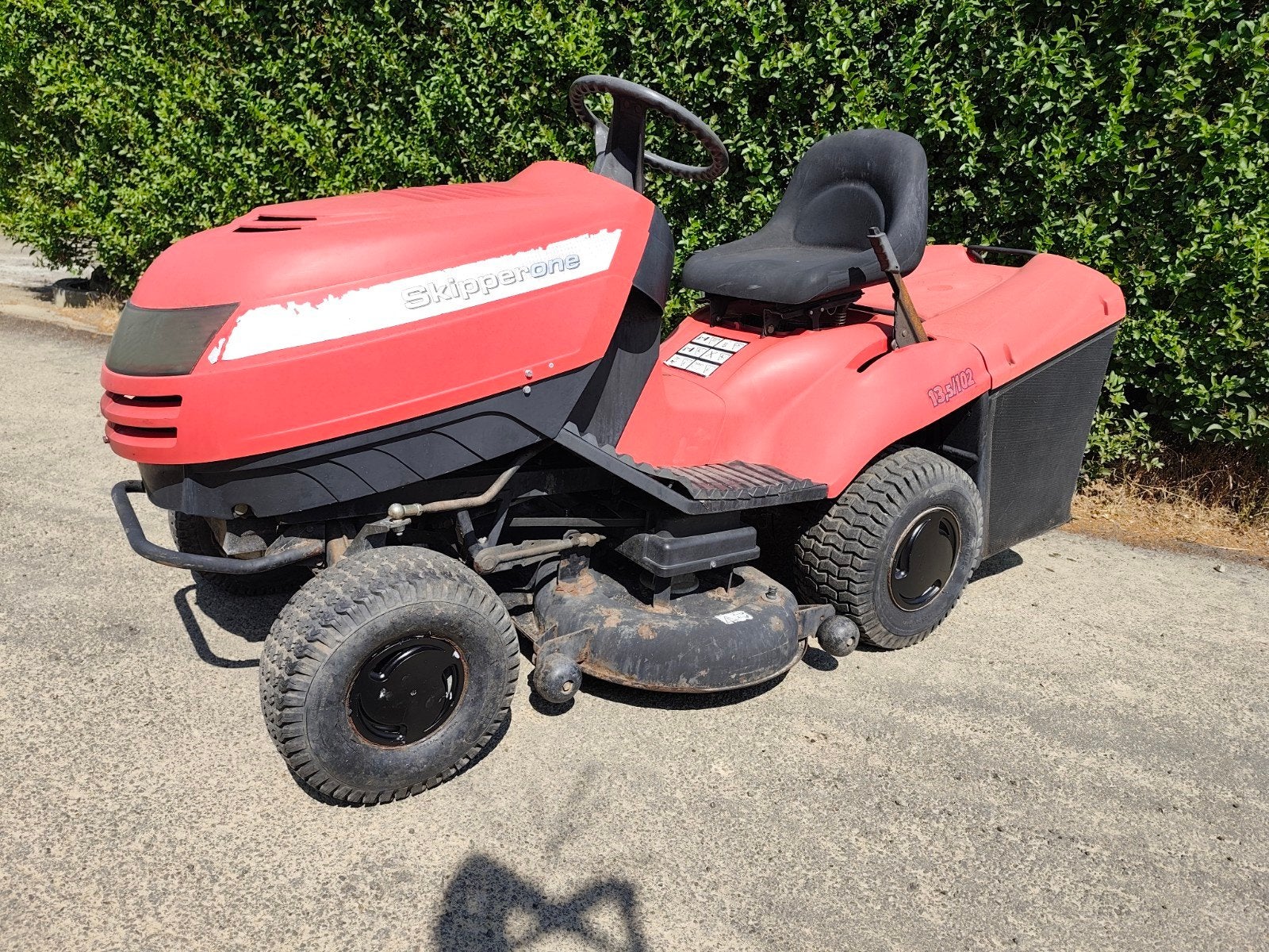 tracteur tondeuse, Utilisé, Briggs & Stratton, Bac de ramassage, 90 à 120 cm