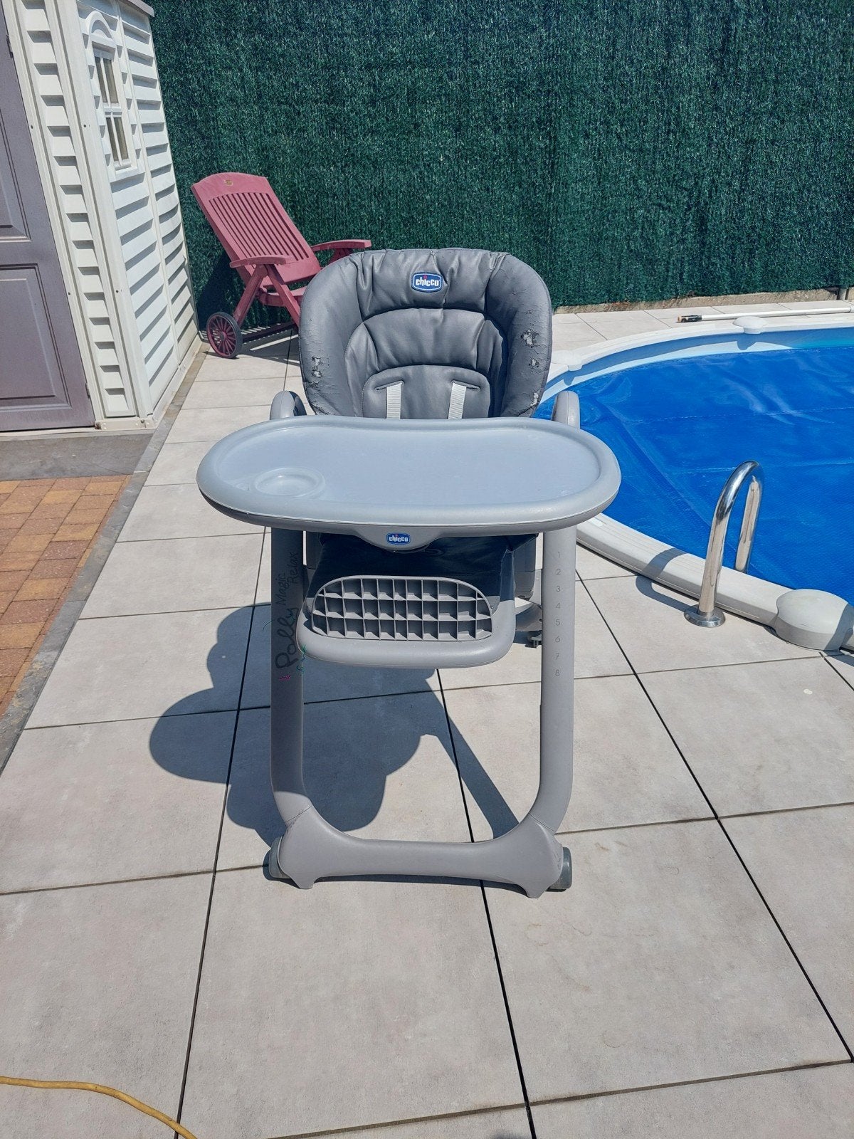 chaise pour enfants Chicco, Enlèvement