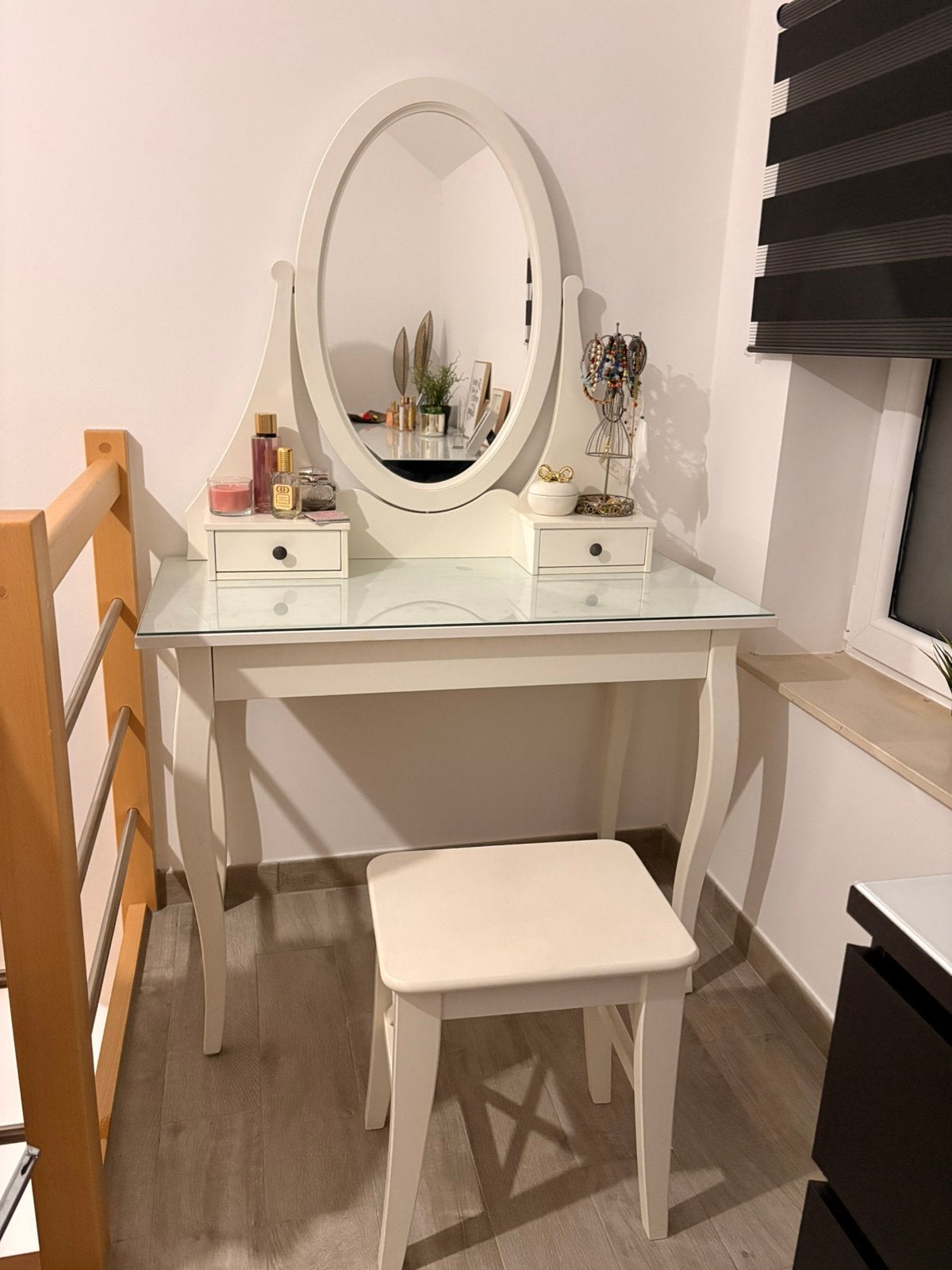 Coiffeuse ikea blanche, Enlèvement, Utilisé