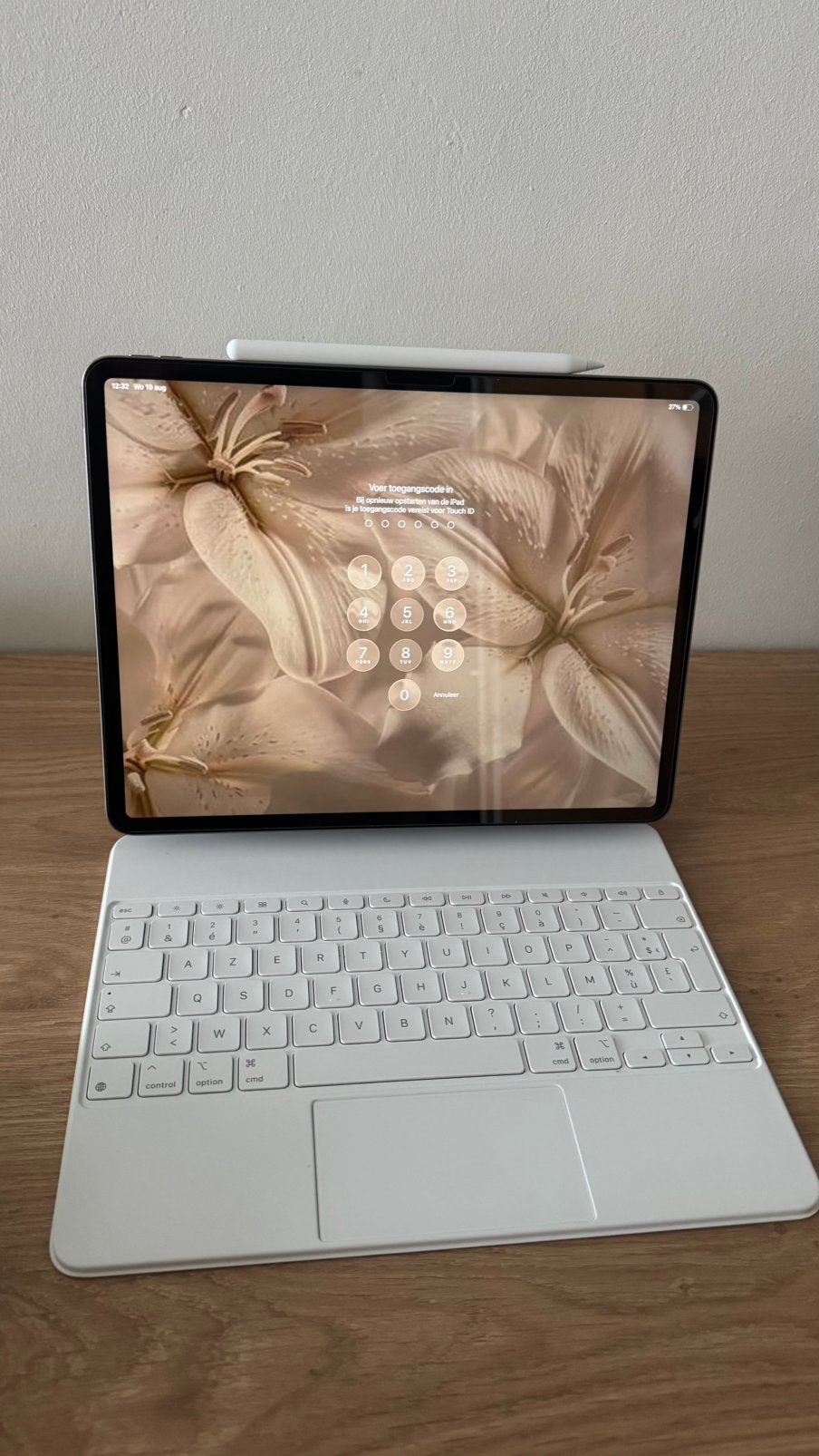 Ipad Air13InchWifi128GB 2025+Magic keyboard +Apple PencilPro, Ophalen, Zo goed als nieuw, 128 GB