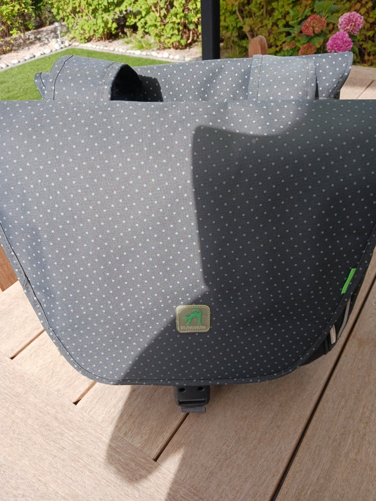Dubbele fietstas net als nieuw te koop., Fietsen en Brommers, Ophalen, Zo goed als nieuw