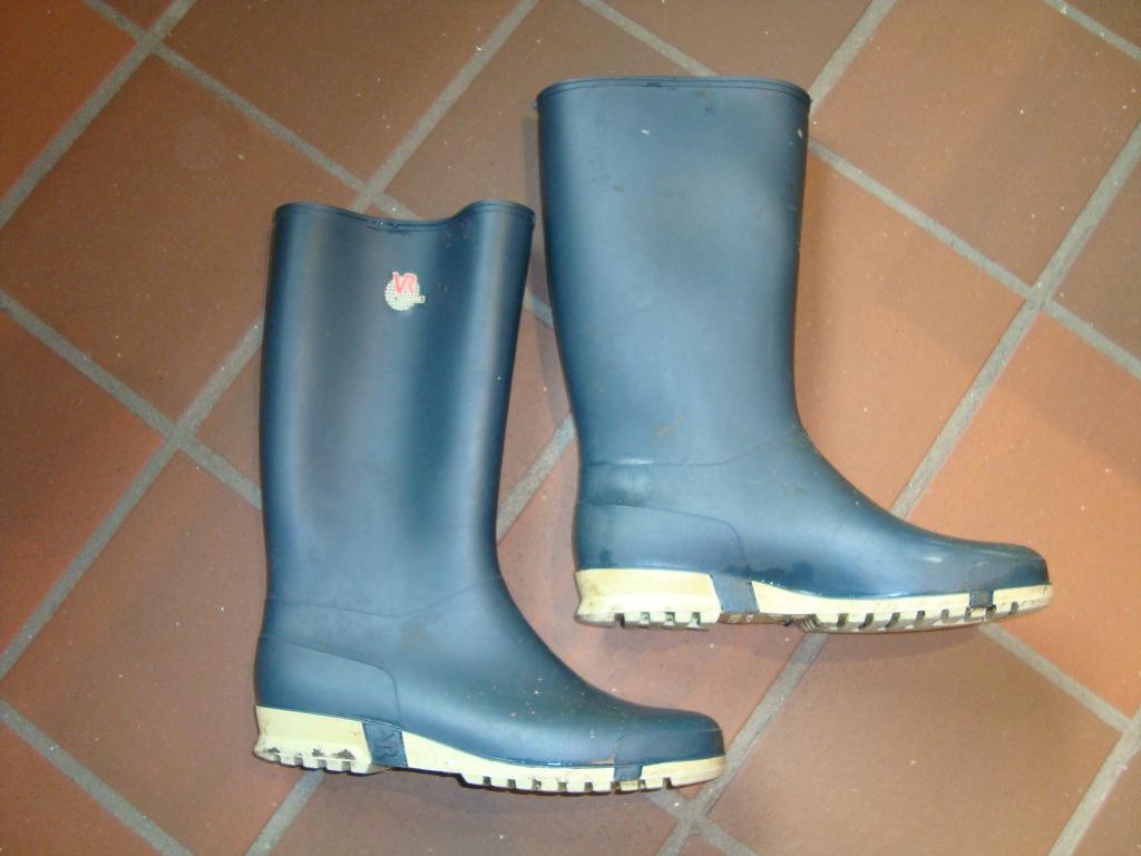 rubberen laarzen, merk Vredestein, donker blauw, Ophalen, Zo goed als nieuw