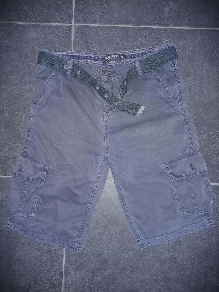 SHORTS PETROL MAAT 16 JAAR - PRIMA STAAT, Enfants & Bébés, Vêtements enfant | Taille 176, Pantalon, Garçon, Enlèvement ou Envoi
