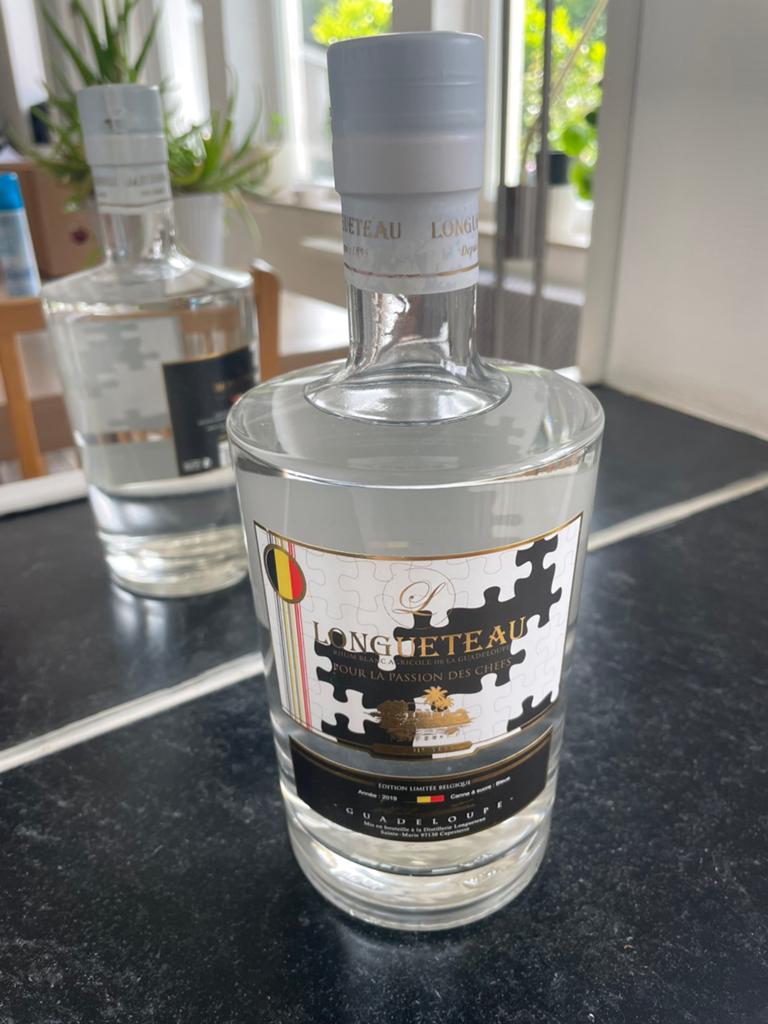Rhum blanc Longueteau agricole Guadeloupe cuvee spéciale, Ophalen, Nieuw
