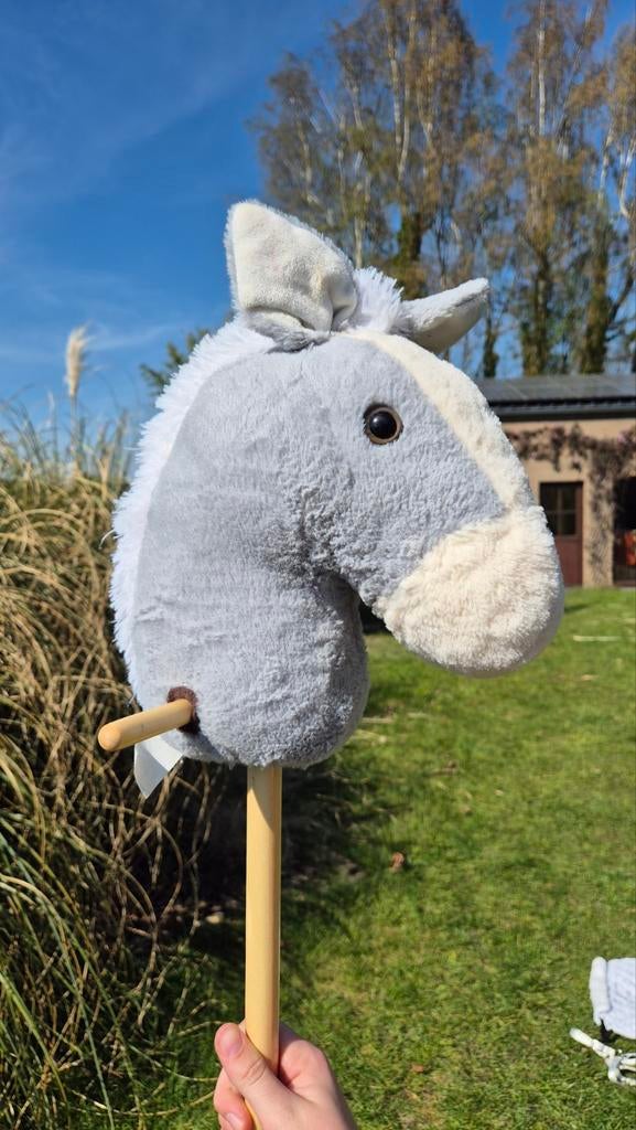 Hobby horse stokpaardje grijs, Kinderen en Baby's, Ophalen