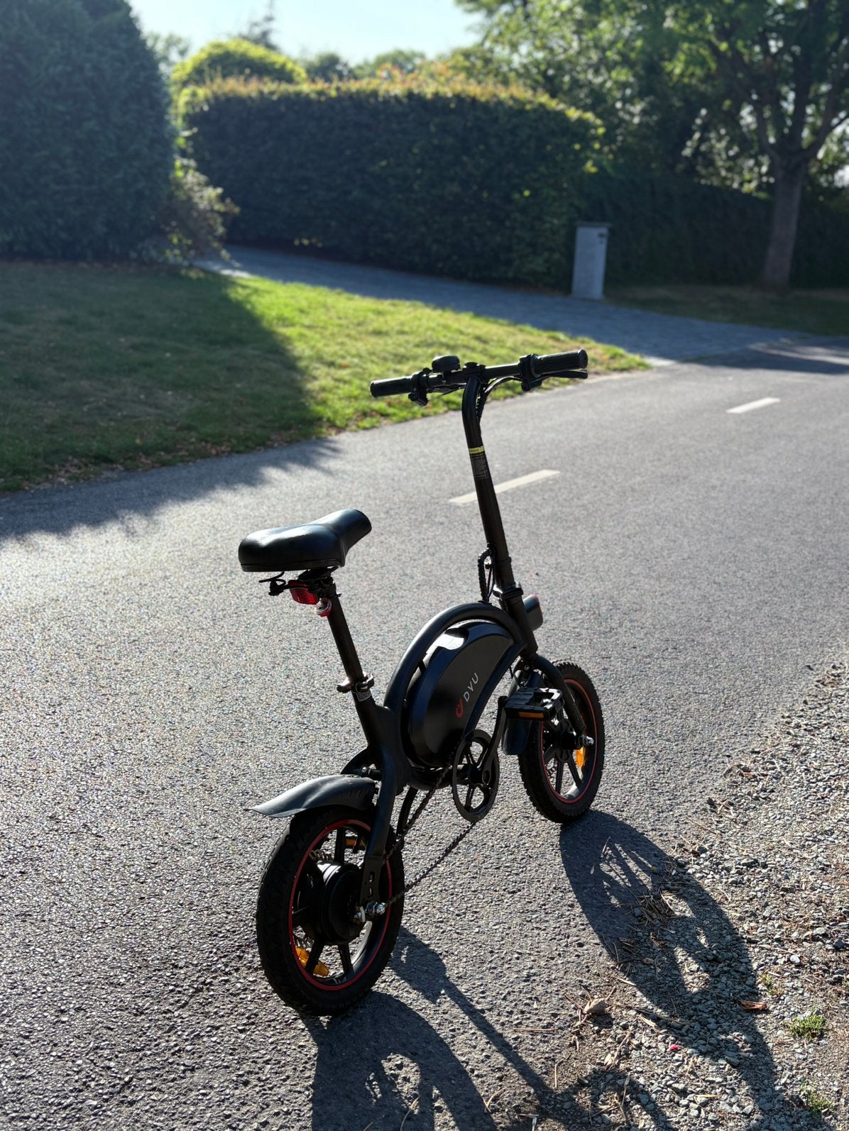 elektrische fiets DYU, Fietsen en Brommers, Fietsen | Vouwfietsen, Ophalen, Zo goed als nieuw
