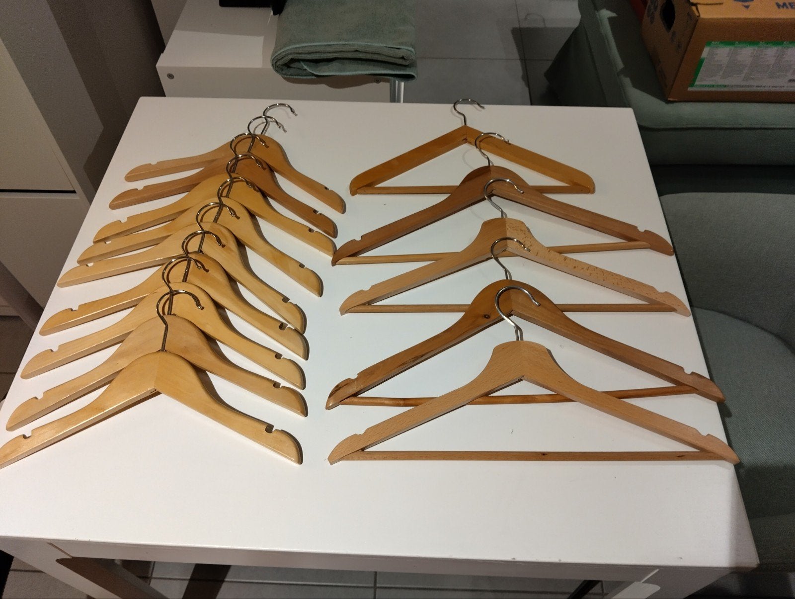 houten kapstokken, Ophalen of Verzenden, Zo goed als nieuw, Hout, Kinderen en Volwassenen