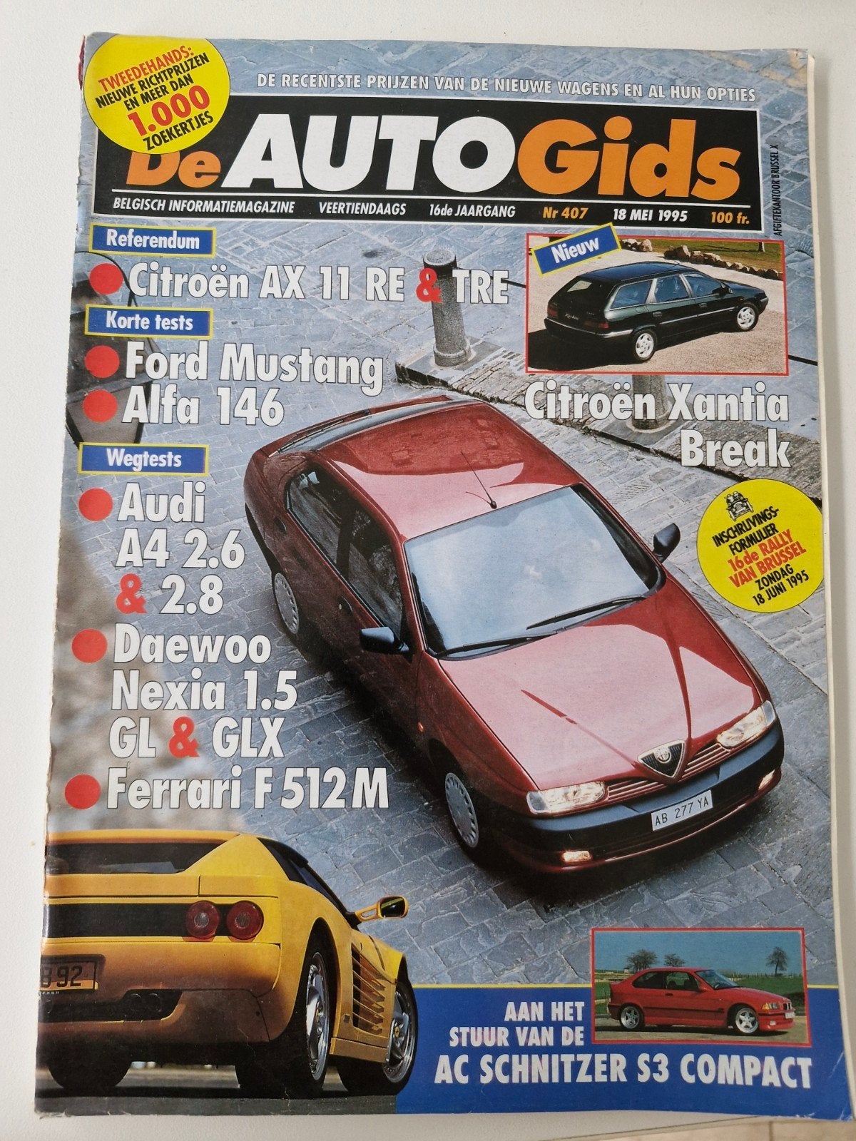 Autogids 407, Enlèvement ou Envoi