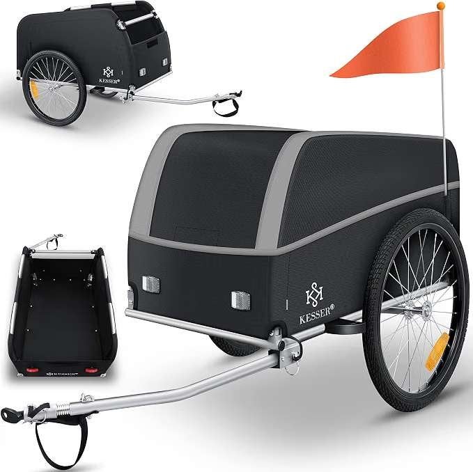 Fietsaanhanger (Nieuw in ongeopende verpakking)., Neuf, 40 à 60 kg, Pliable, Remorque à bagages