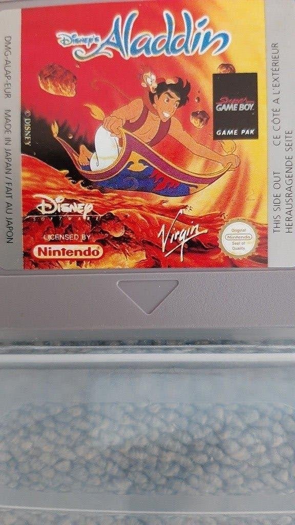 Vintage Nintendo Gameboy Aladdin Gamepack (origineel), Consoles de jeu & Jeux vidéo, Jeux | Nintendo Game Boy, Enlèvement ou Envoi