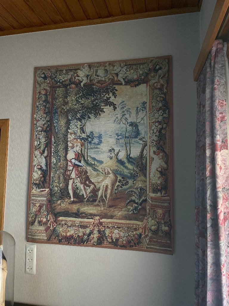 schilderijdoek, Ophalen