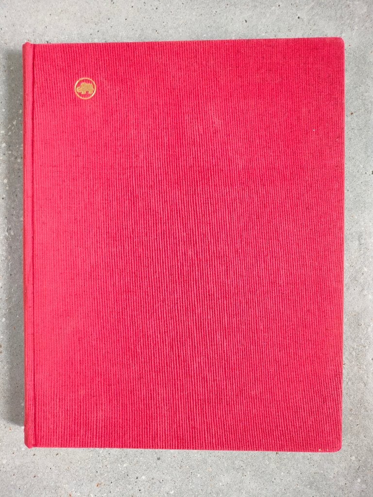 Groot rood postzegelalbum olifant - 32 zwarte pag. (leeg), Postzegels en Munten, Ophalen of Verzenden, Verzamelalbum