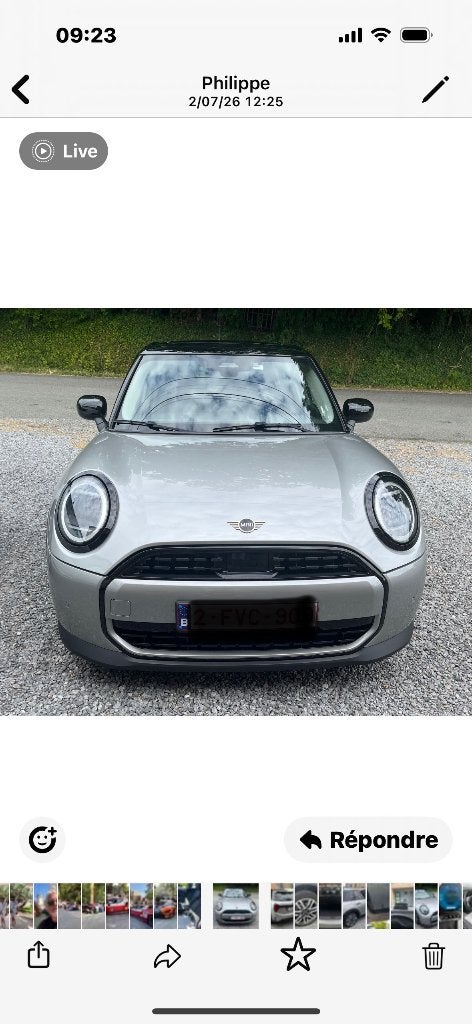 Mini Cooper 5 portes, Auto's, Mini, Leder en Stof, Elektrische buitenspiegels, 5 deurs, Particulier
