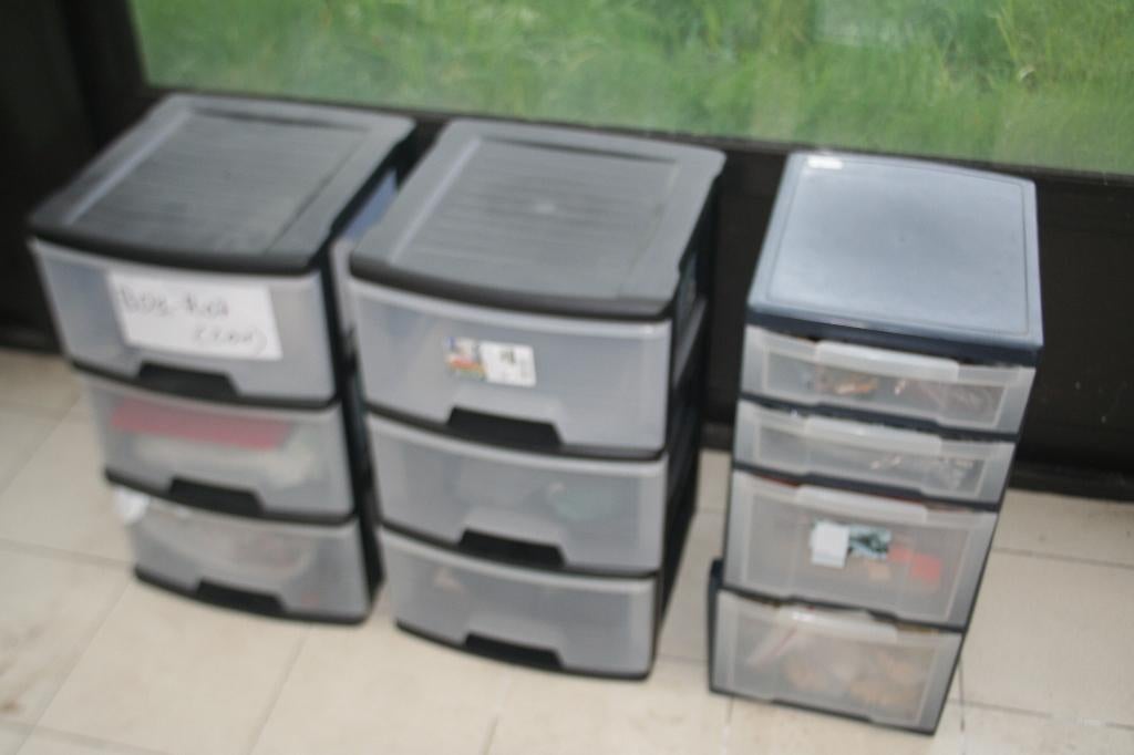 3 x Ladekast opbergbox plastic, Enlèvement