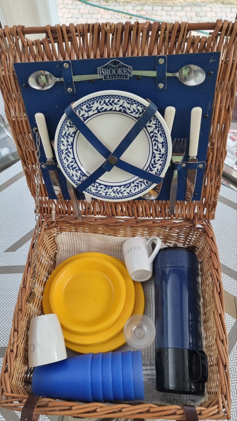 picknickmand, Ophalen