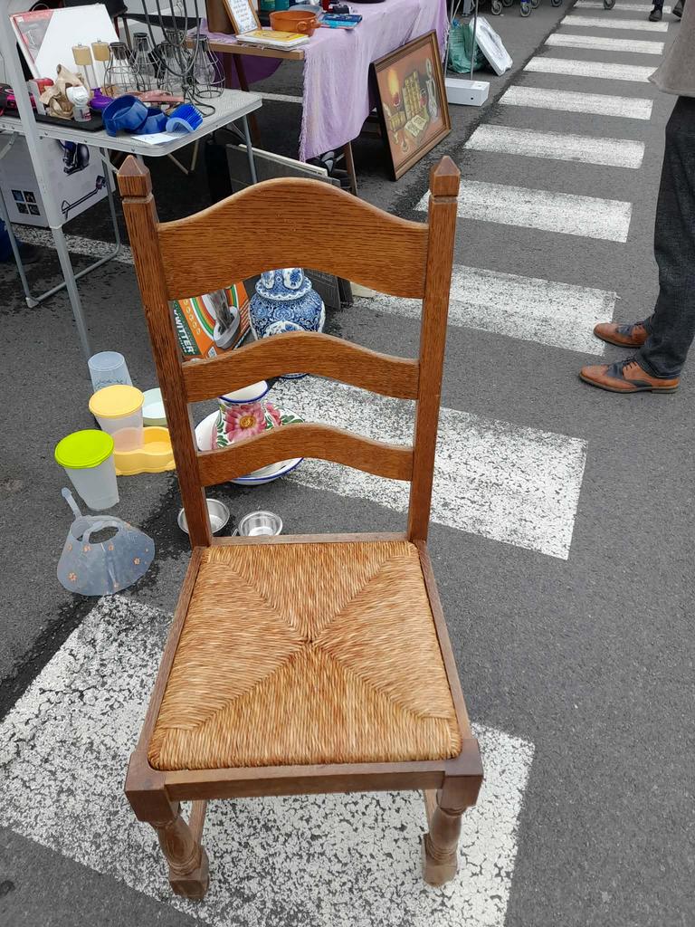 4 landelijke stoelen te koop, Antiek en Kunst, Ophalen