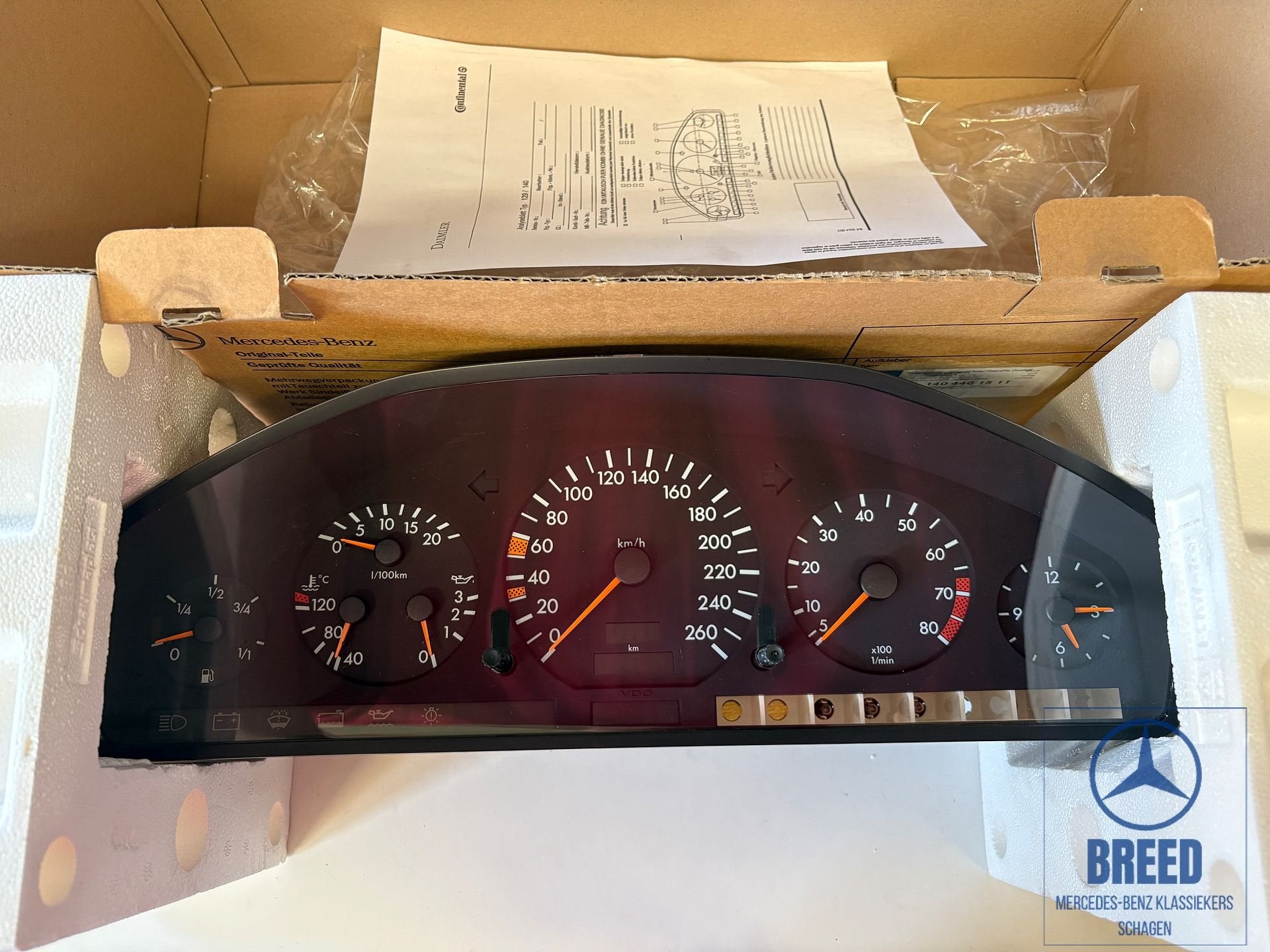 NOS combi-instrument voor Mercedes-Benz W140 300SE SEL S320, Neuf, -, -, Enlèvement ou Envoi