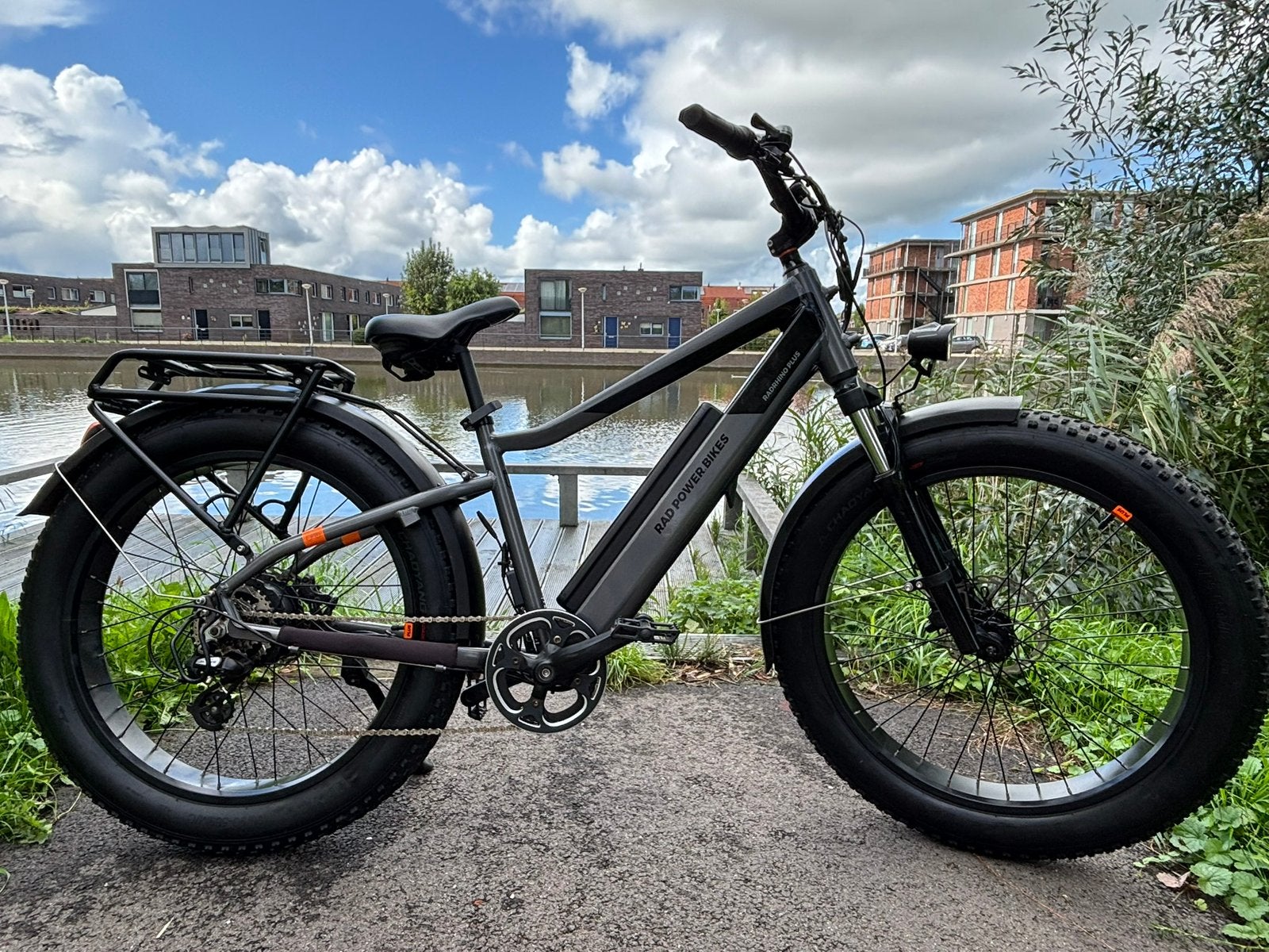 Rad Power Bikes RadRhino 6 Plus E-bike incl. bagagedrager, Enlèvement, Utilisé, 50 km par batterie ou plus, Autres marques