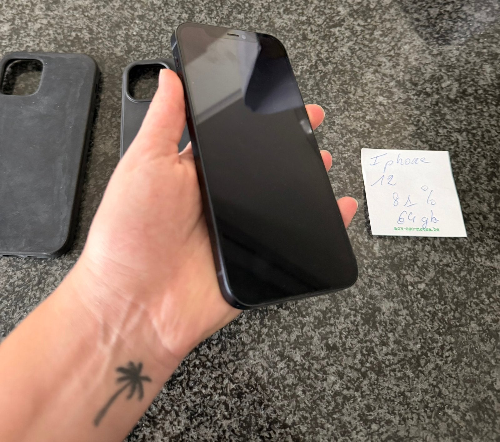 iphone 12, Télécoms, Noir, Comme neuf, Apple, IPhone 12