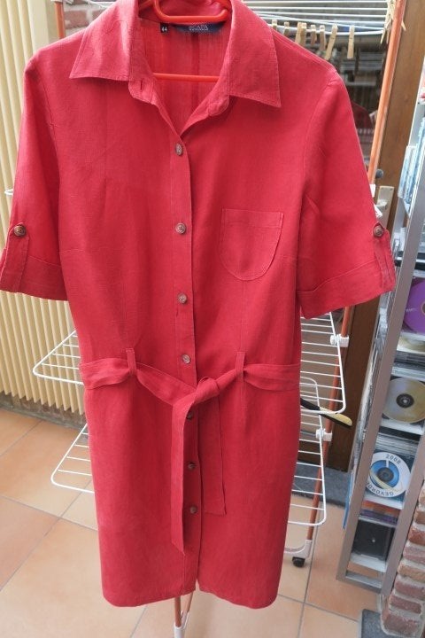 Kleedje met knooplint rood Scapa mt 38-40, Maat 38/40 (M), Scapa, Ophalen of Verzenden, Zo goed als nieuw